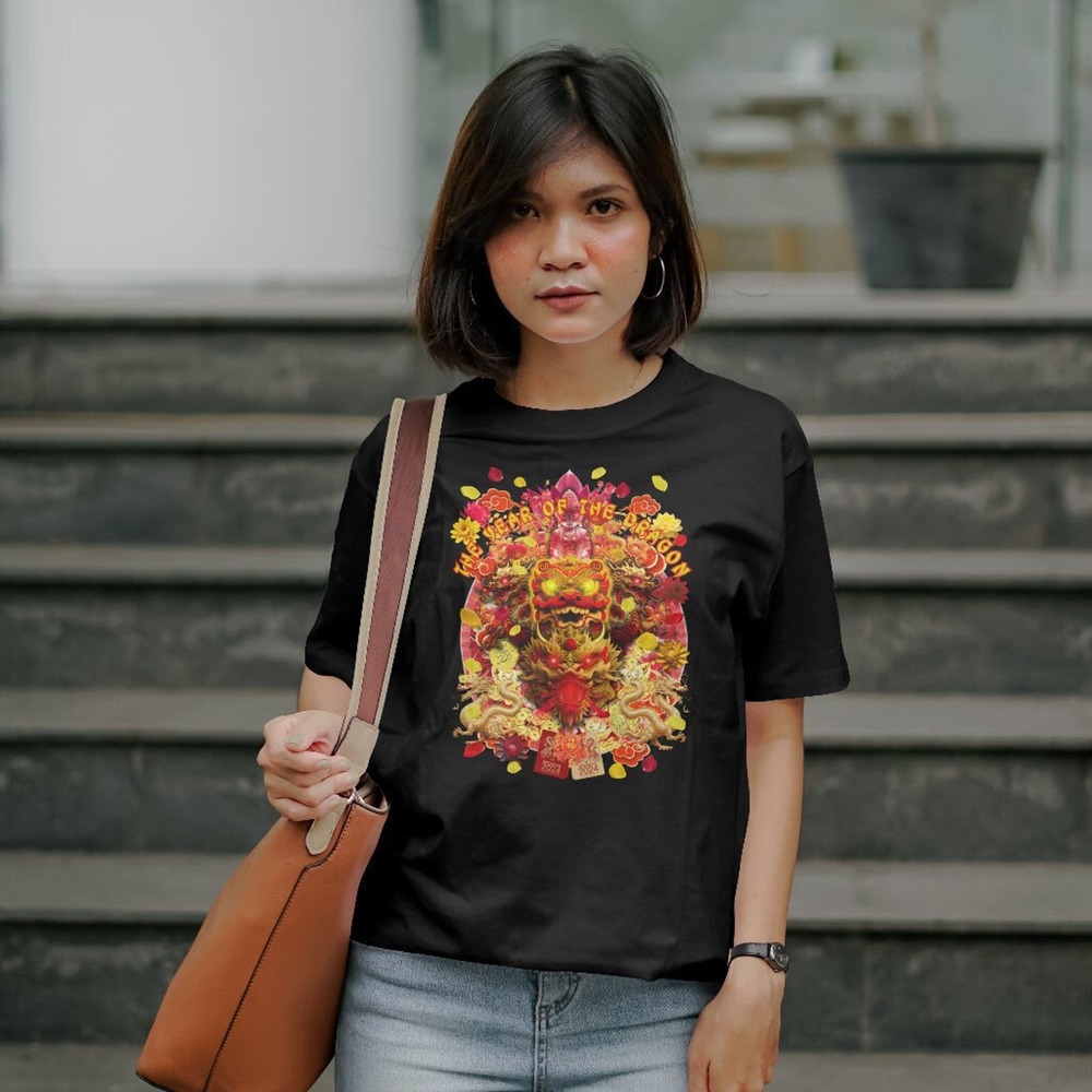 dragon tshirt chinese new year 2024